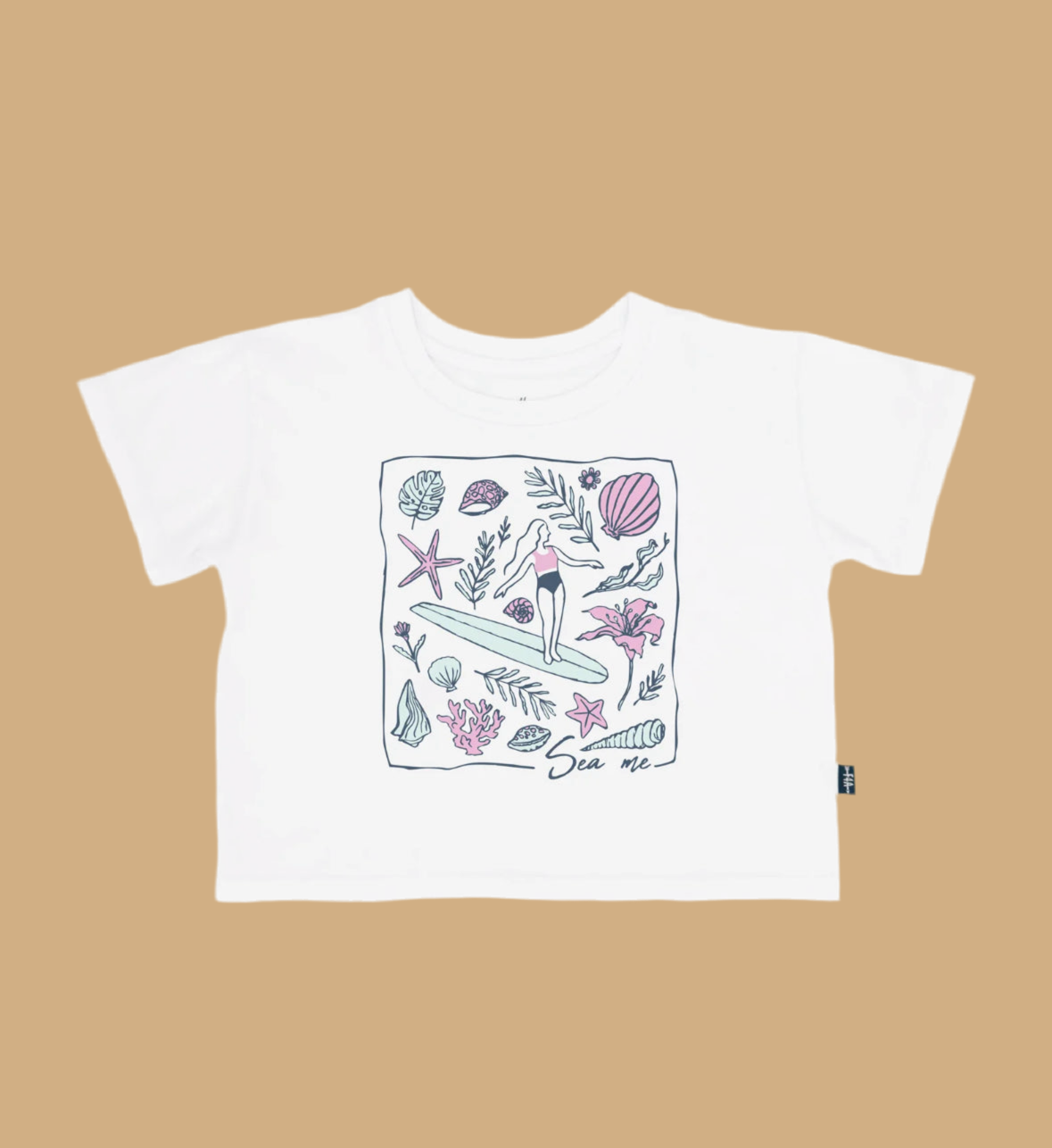 Sea Me Crop Tee