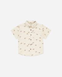 COLLARED SHORT SLEEVE SHIRT || UMBRELLAS