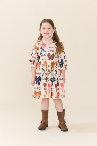 girls amara dress - harvest bows