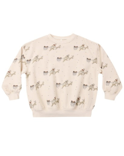 RELAXED SWEATSHIRT REINDEER