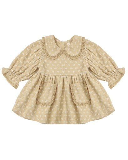 MARISOL DRESS BUTTERSCOTCH FLORAL