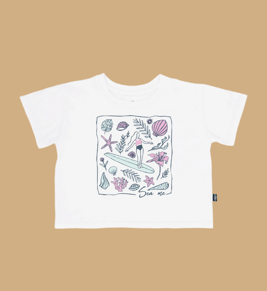 Sea Me Crop Tee