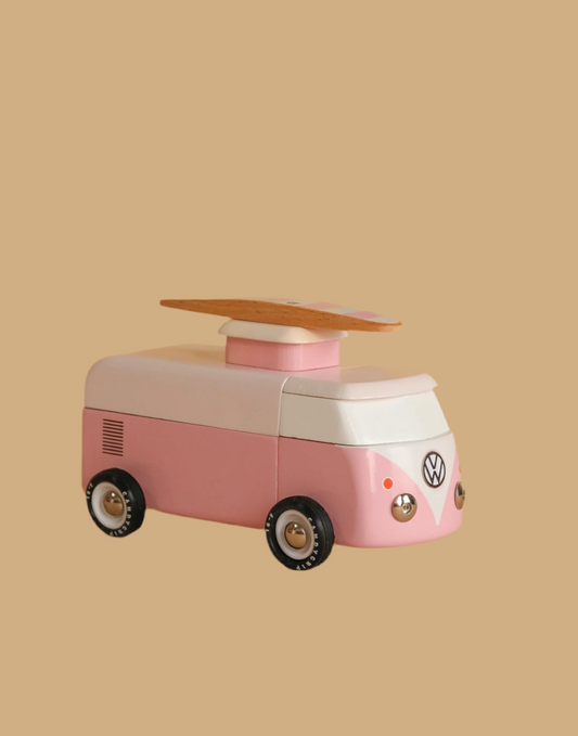 VW Beach Bus Pink