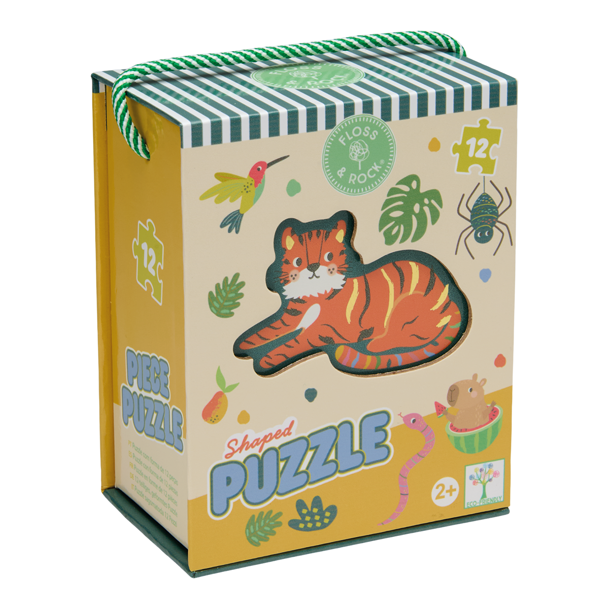Jungle 12pc Shaped Jigsaw Puzzle
