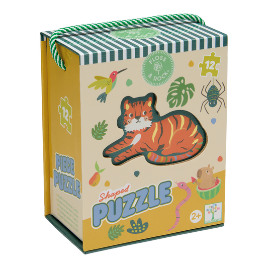 Jungle 12pc Shaped Jigsaw Puzzle