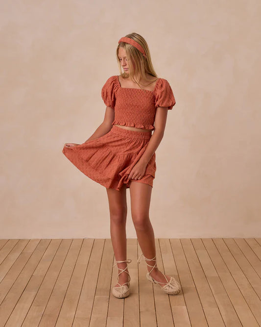TIERED MINI SKIRT || POPPY