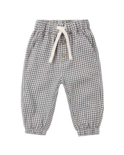 GIOVANI PANT MIDNIGHT GINGHAM