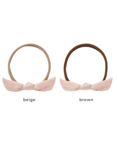 LITTLE KNOT HEADBAND DUSTY ROSE