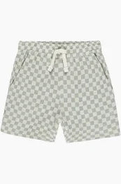 BERMUDA SHORT || SAGE CHECK